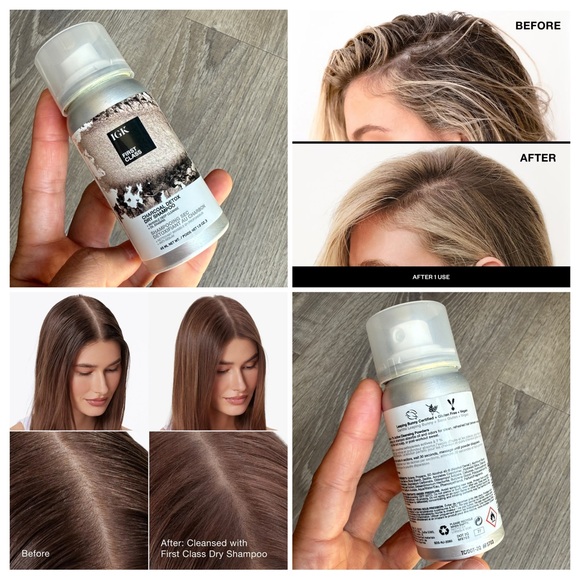 IGK First Class Charcoal Detox Dry Shampoo – Travel Size 45ML (New) - Picture 1 of 4